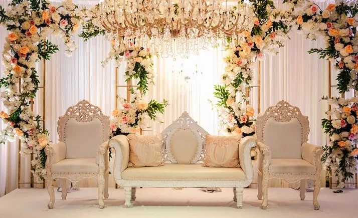 Couple Sofa Wedding Couch For Bride And Groom Royal Wedding Event