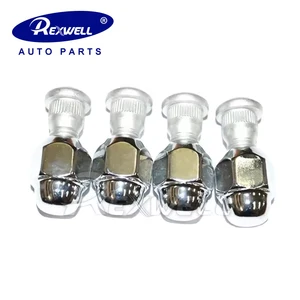 Wholesale Car Spare Parts Wheel Lug Stud and Lug Nut 90942-02049 90942-01058 for TOYOTA Land Cruiser PRADO Hilux Camry Corolla