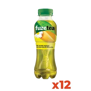 Fuze 400ml PET Bottle Green Tea Drink Refreshing Taste 12 Bottles in Case