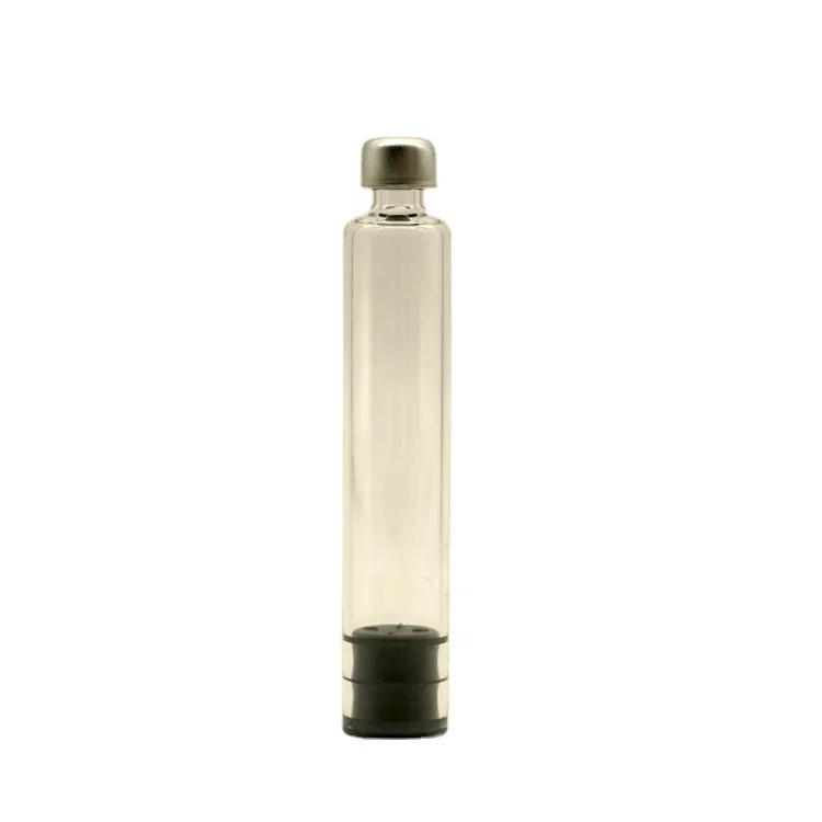 1.5ml 1.8ml 3ml Insulin Injection Glass Cartridge With Rubber Plug And Aluminium Cap