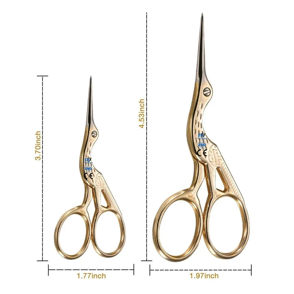 Производство 100% Высококачественные ножницы из нержавеющей стали с вышивкой/новейший дизайн новейших модных ножниц вышивкой