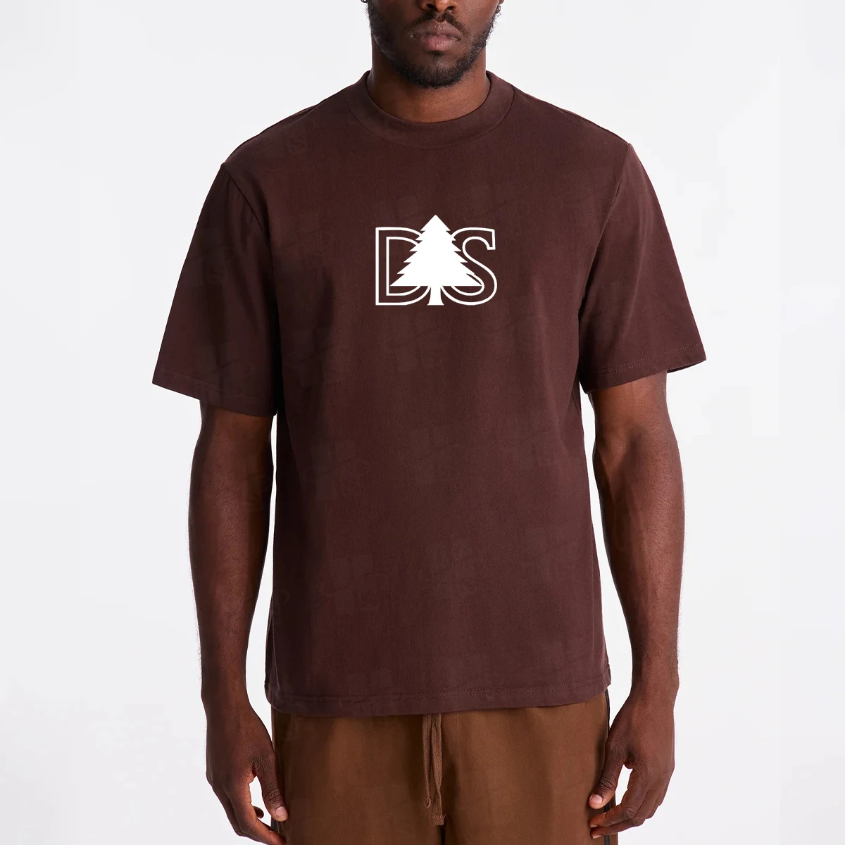 Streetwear T Shirt Men Oversized Heavy Cotton 240gsm Blank Crew Neck Tee Bulk Wholesale