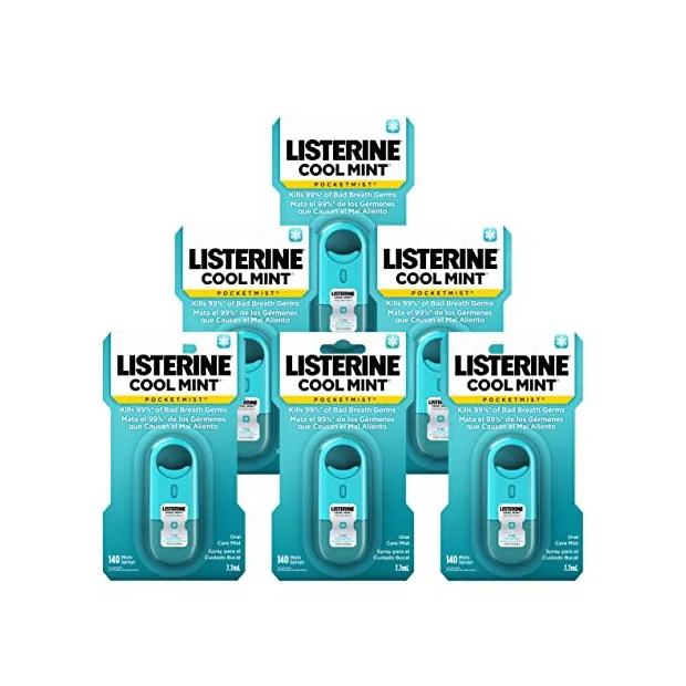 Listerine Pocketmist Cool Mint Oral Care Mist For Bad Breath,7.7 - Buy ...