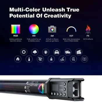 Godox TL60 Pavo Tube Light RGB Color Photography Light Handheld Light Stick with APP Remote Control for Photos Video Movie Vlog product image