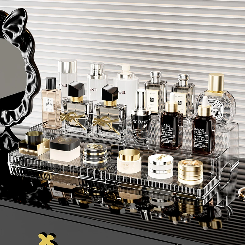 WANUO Adjustable Desktop Display Rack Extendable Countertop Shelf Expandable Desktop Organizer Shelf