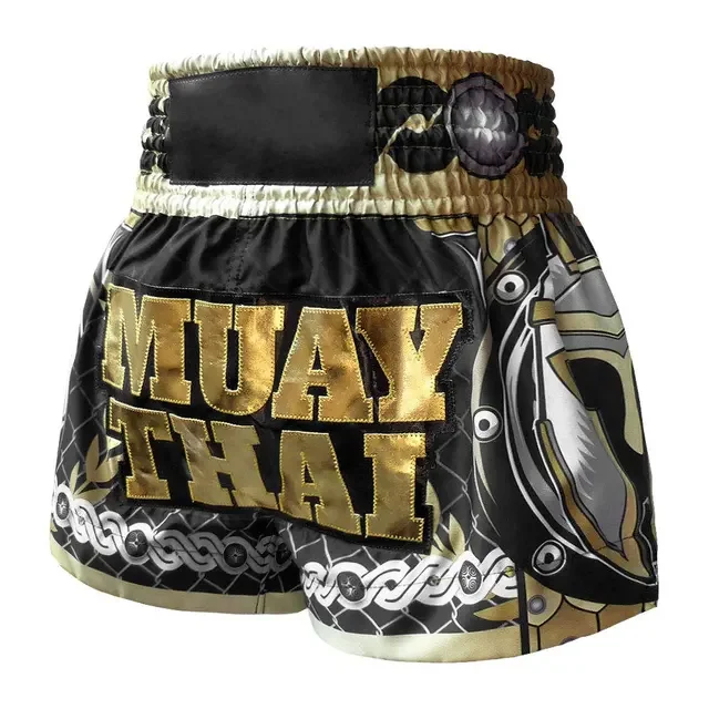 Custom MUAY THAI SHORTS Custom Logo Odm Sublimated Muay Thai Training Gear Fight Shorts Muay Thai Short Kick Boxing Shorts