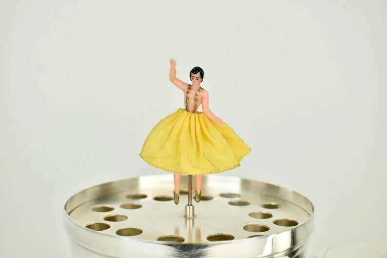Century Ballerina Music Box French Girod Silver Cocktail Shake Vintage  Cigarette Decorating Coconut Tree Pick Bar Tools Picks Co| Alibaba.com