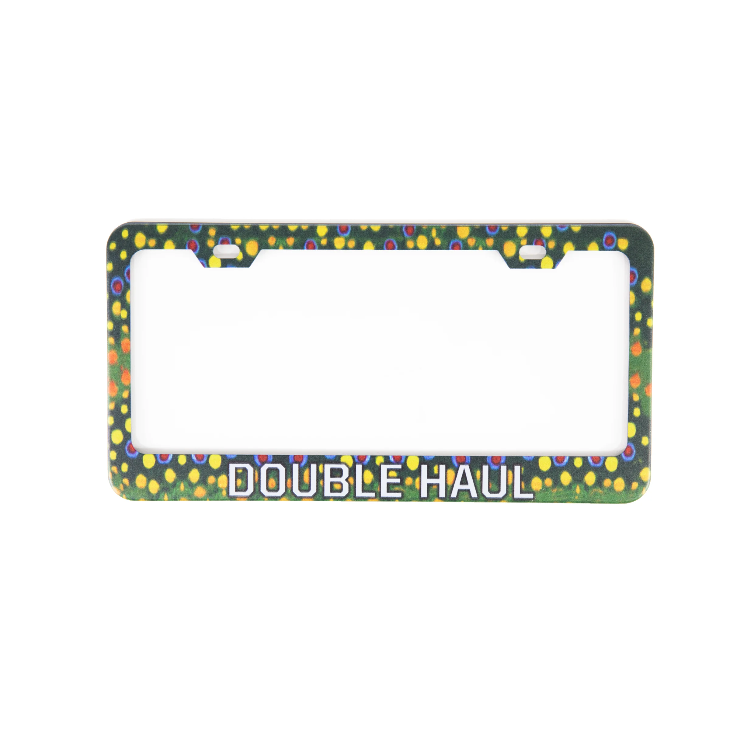 License Plate Frame By Wingo Outdoors Usa - Brook Trout With 