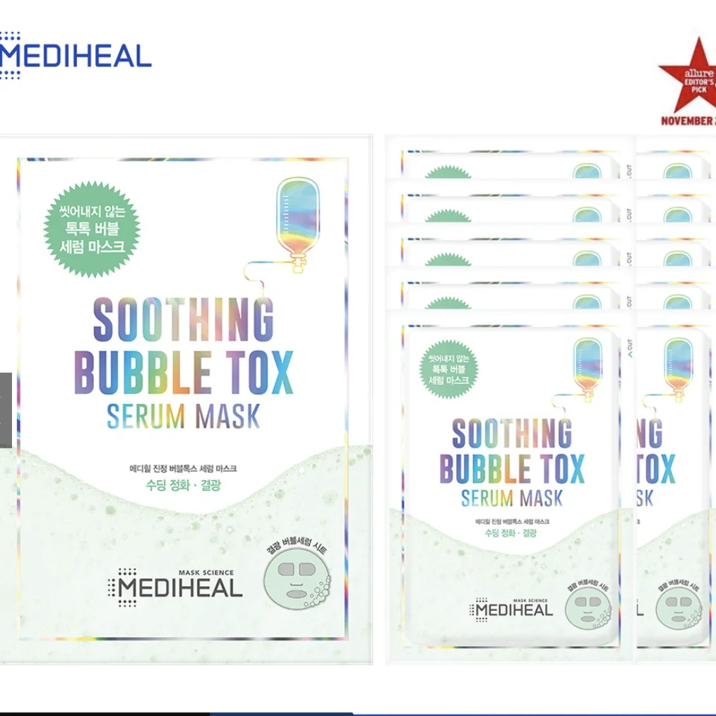 Mediheal Whitening Bubble Tox Serum Mask Sheet 10p main image 1