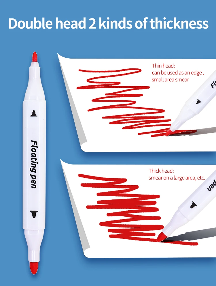 Inspire Children 12 Colors/set Floating Marker Pens Set With Spoon