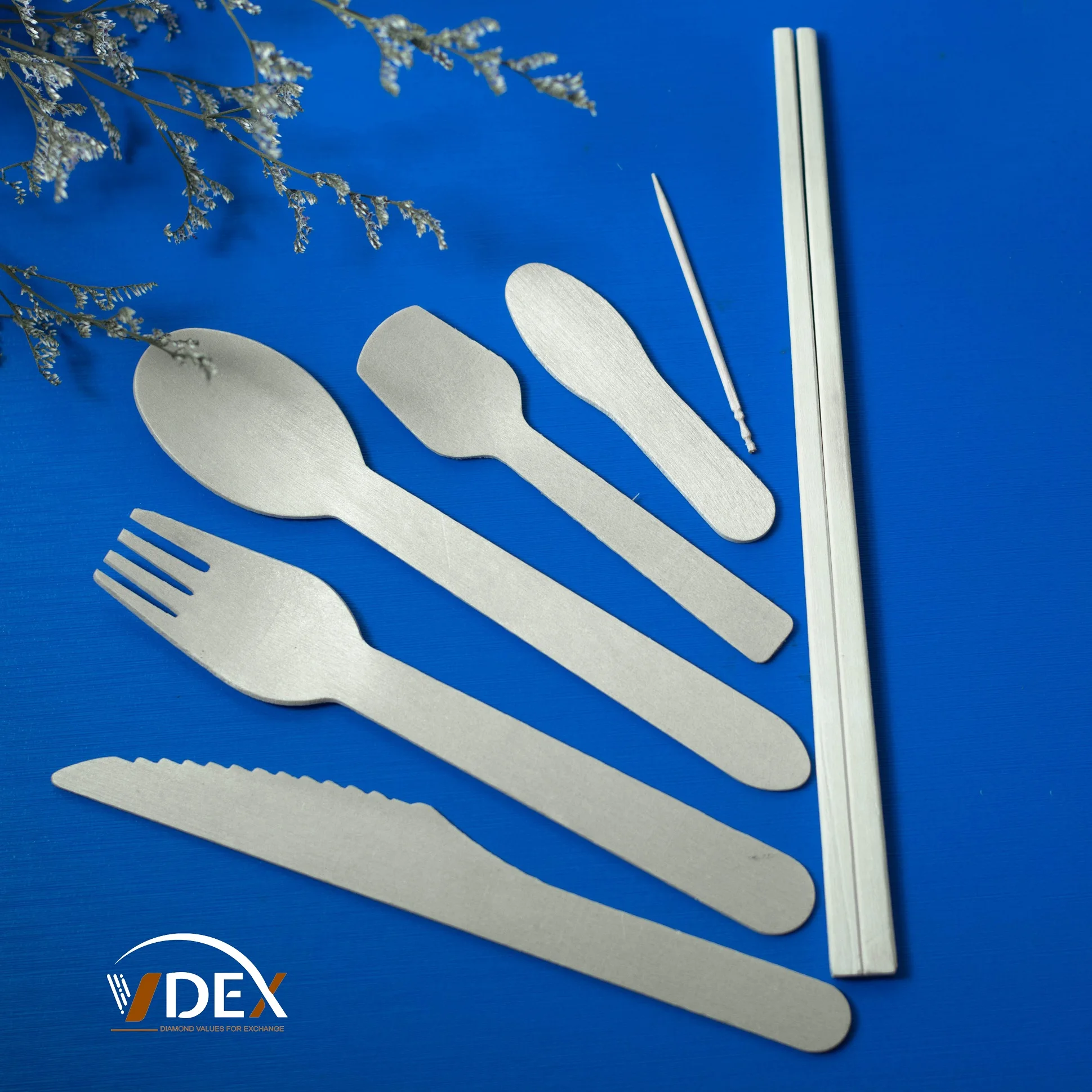 Vietnam Party Take Away Eco Friendly Disposables Dessert Wooden Spoon