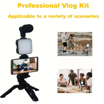 Pocket Fill Light Stand Selfie AY-49 Creative  LED Portable Outdoor Photography square Live Light detail image