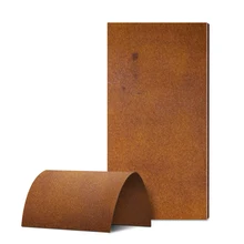 Designer Favorites Solid Rust Gilt Stone Flexible MCM Cement Panel Board Low Price Mushroom Finish Wall Cladding Flexible Stone
