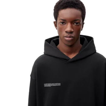 100% Customized Cotton Plus Size Men's Hoodies Sweatshirt Black And ...