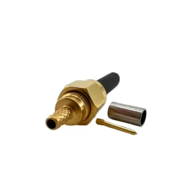 High Reliability Refined Metal FCSMA-J3  DC-18GHz RF Coaxial Connectol Used For Industrial Field