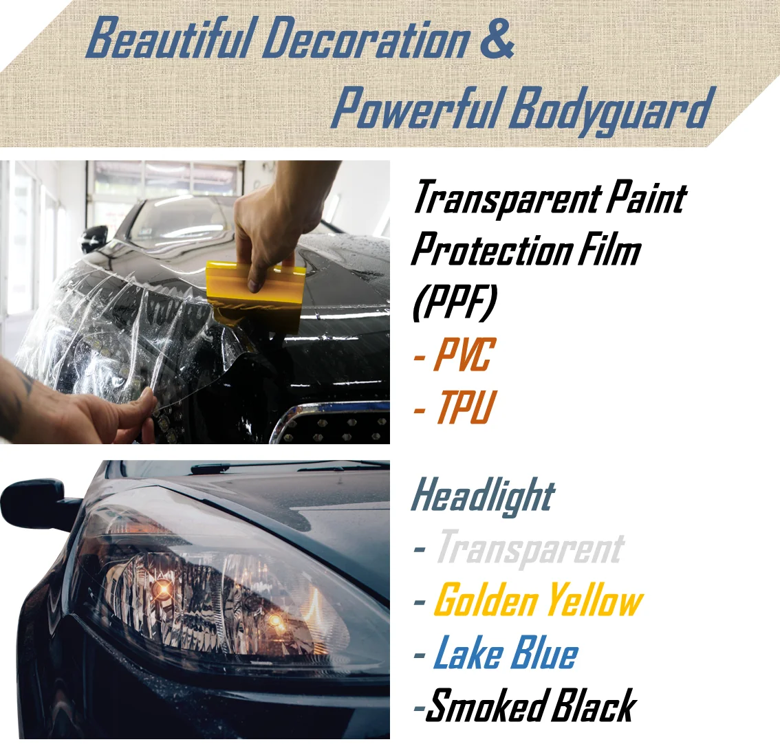 High Quality Car Paint Protective Films With Various Accessories Buy