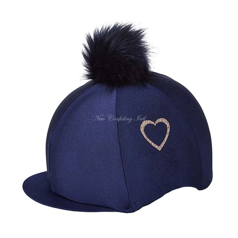 Hat Cover Stunning Pom Pom Caps Top Quality Horse Rider Wear Equestrian Wear Product Custom Logo