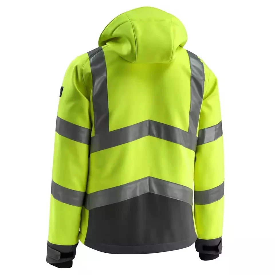 Men Security Jacket Winter High Visibility Jacket Reflective Tape