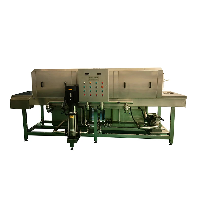Industrial Single Channel Plastic Crate Washer Pallet Turnover Basket Meat Slaughterhouse Food Processing Machinery
