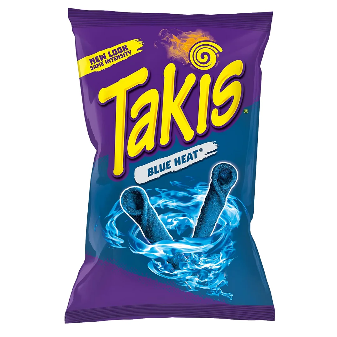 Takis Blue Heat Hot Chilli Pepper Tortilla Chips - 92.3g