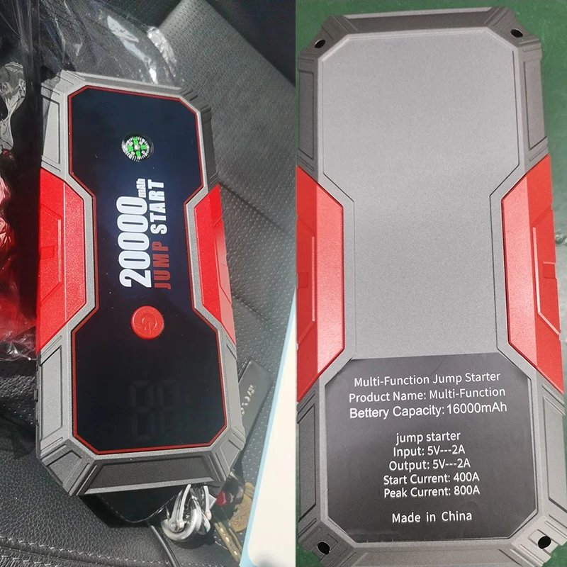 Автомобильный Многофункциональный Аварийный стартер, 12 В, 10000 мАч