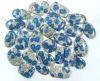 Bleu et blanc, Vendu au poids (grammes), 12 à 14 pièces par 100g
