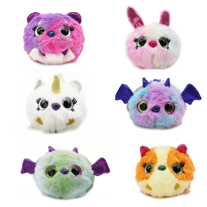 Furry Tails Mini Mystery Box - 6 PCS Plush Blind Box Collectibles