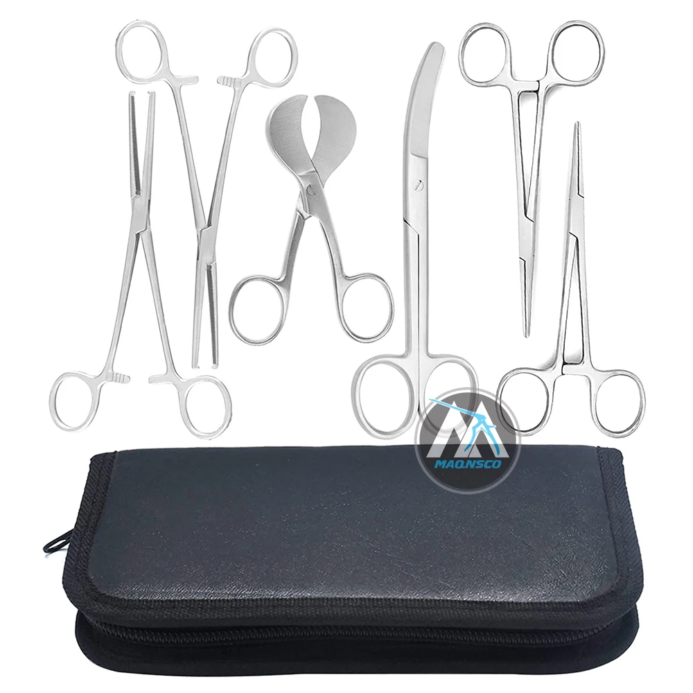 Precision Kelly Hemostat Forceps Locking Tweezers Clamp Silver 5 5