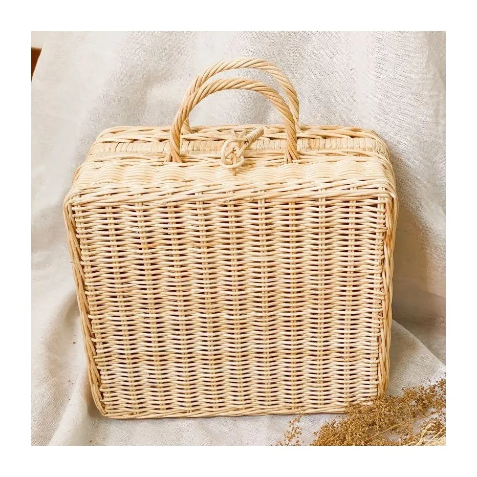 Rattan briefcase sale