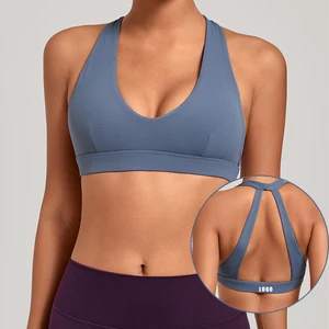 2026 New Custom Halter Neck Workout Fitness Women Sportswear Sleeveless Active Wear Gym Top Yoga Bra