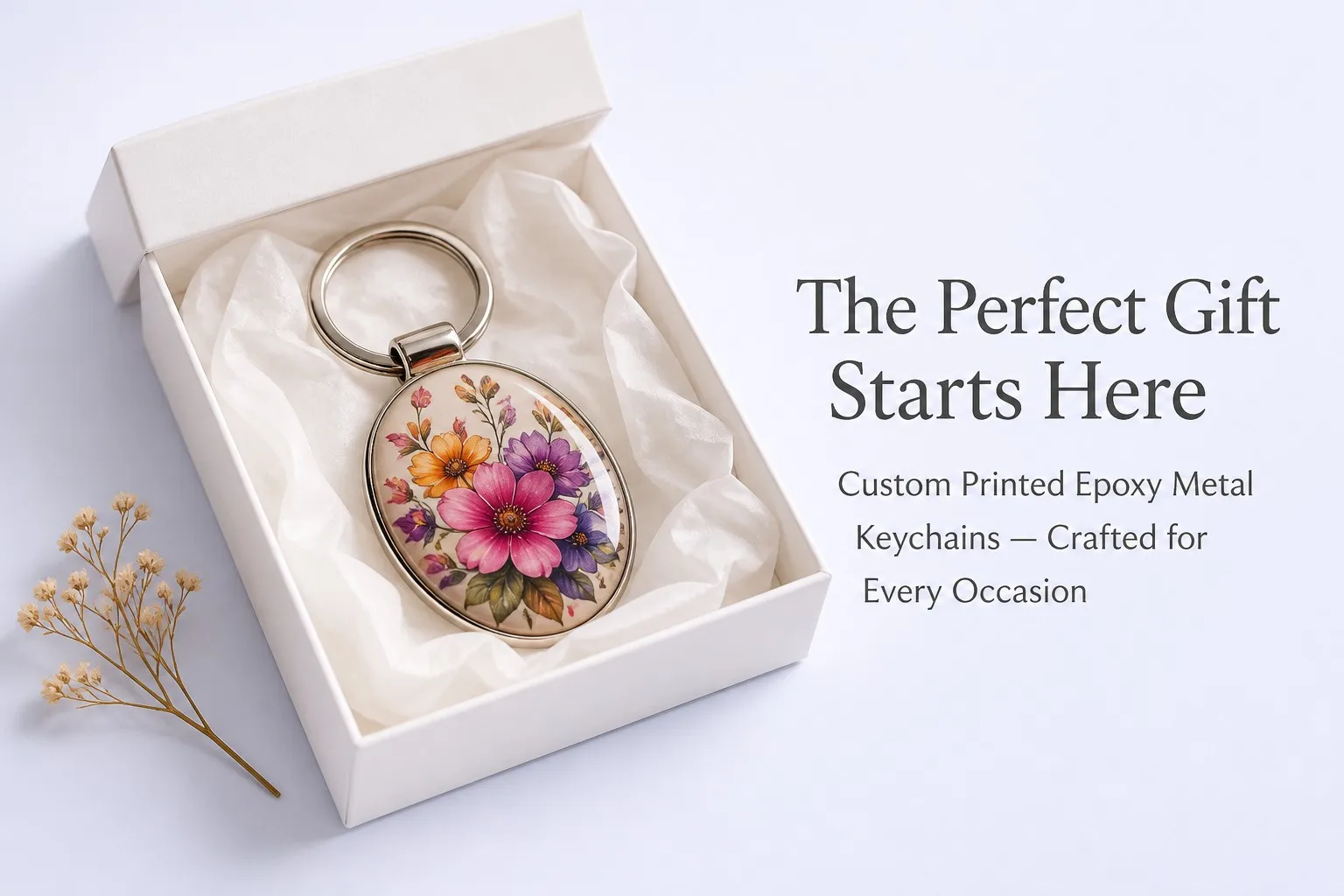 Printed Epoxy Metal Keychain Collection — series cover