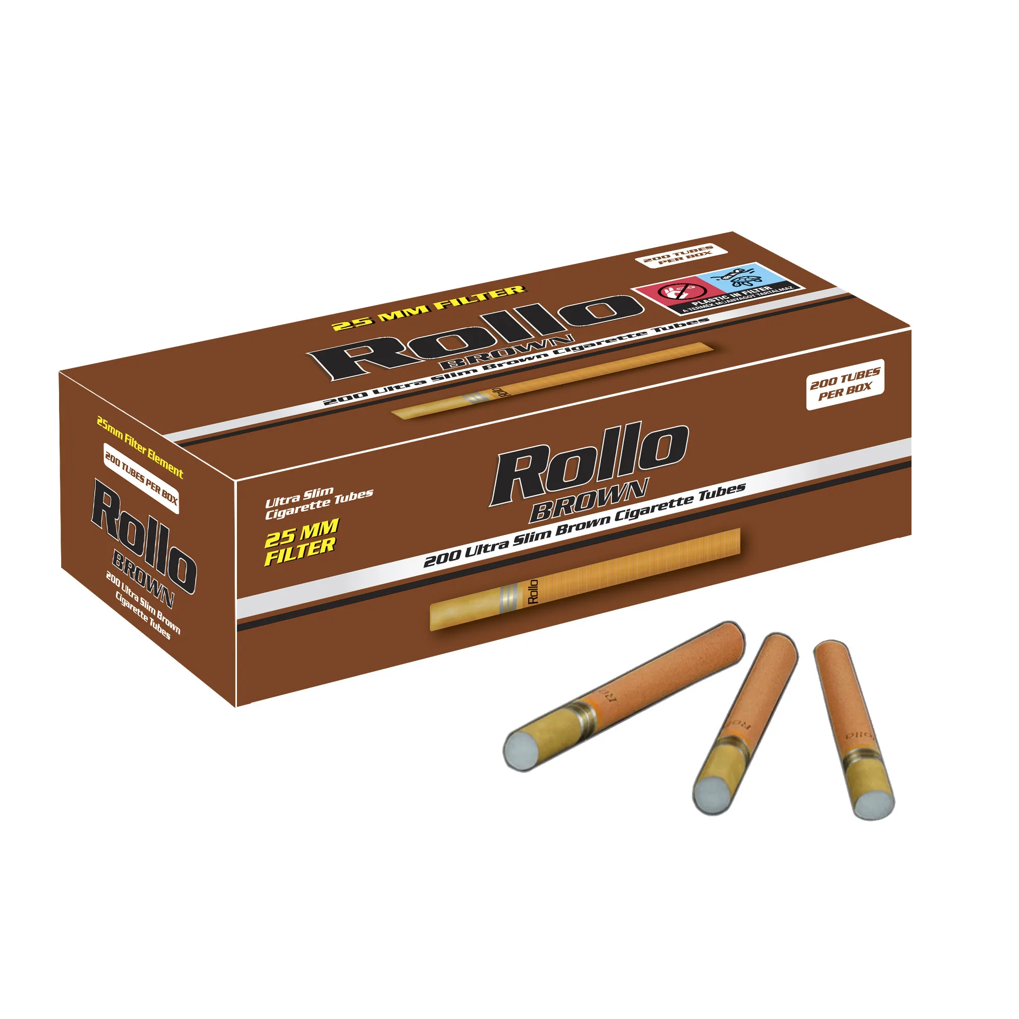 Rollo Ultra Slim Cigarette Filter Tubes