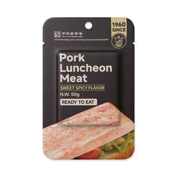 BDH New Flavor Sliced Canned Pork Luncheon Meat Snacks Salt-Preserved Sweet and Spicy