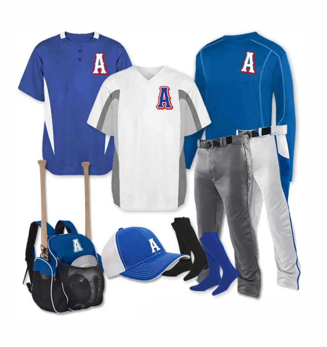 Customized Baseball Team Uniform Package 2024 With Own Logos And