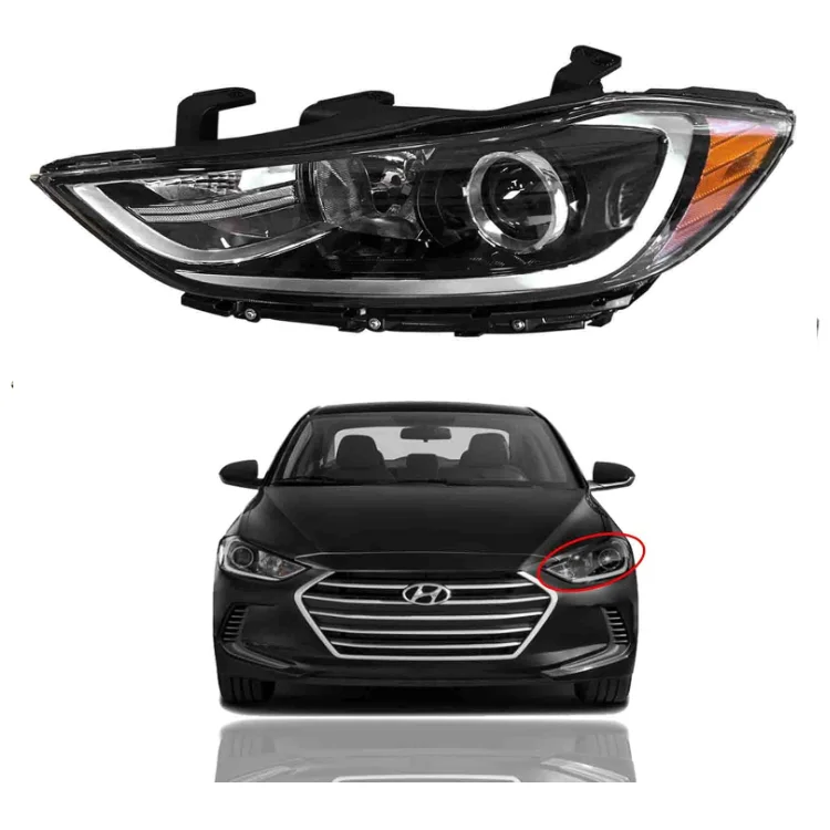 High Quality Halogen Headlamp Headlight Assembly Without LED 92101-D5000 92101D5000 for Kia Optima  2016 2017 2018