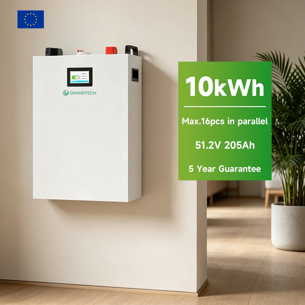 Sistema de energía solar: batería de litio para almacenamiento doméstico Powerwall, 10 kWh y 20 kWh, 48 V, 200 Ah, 51,2 V, 5 kWh, para inversor híbrido fuera de red y energía solar