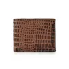 Imprimé croco marron