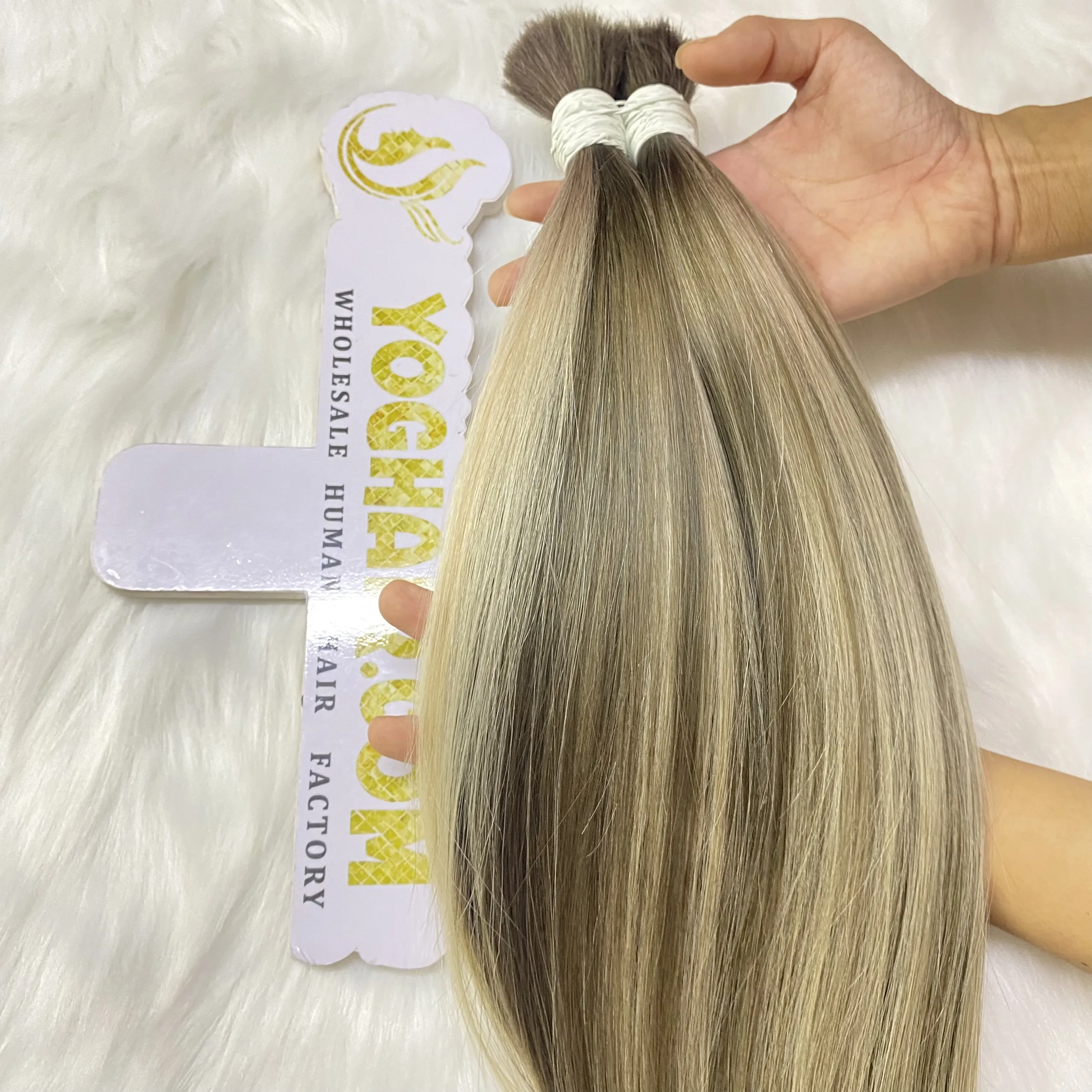 Good Product Straight Bulk Human Hair Extensions Customize Wigs For