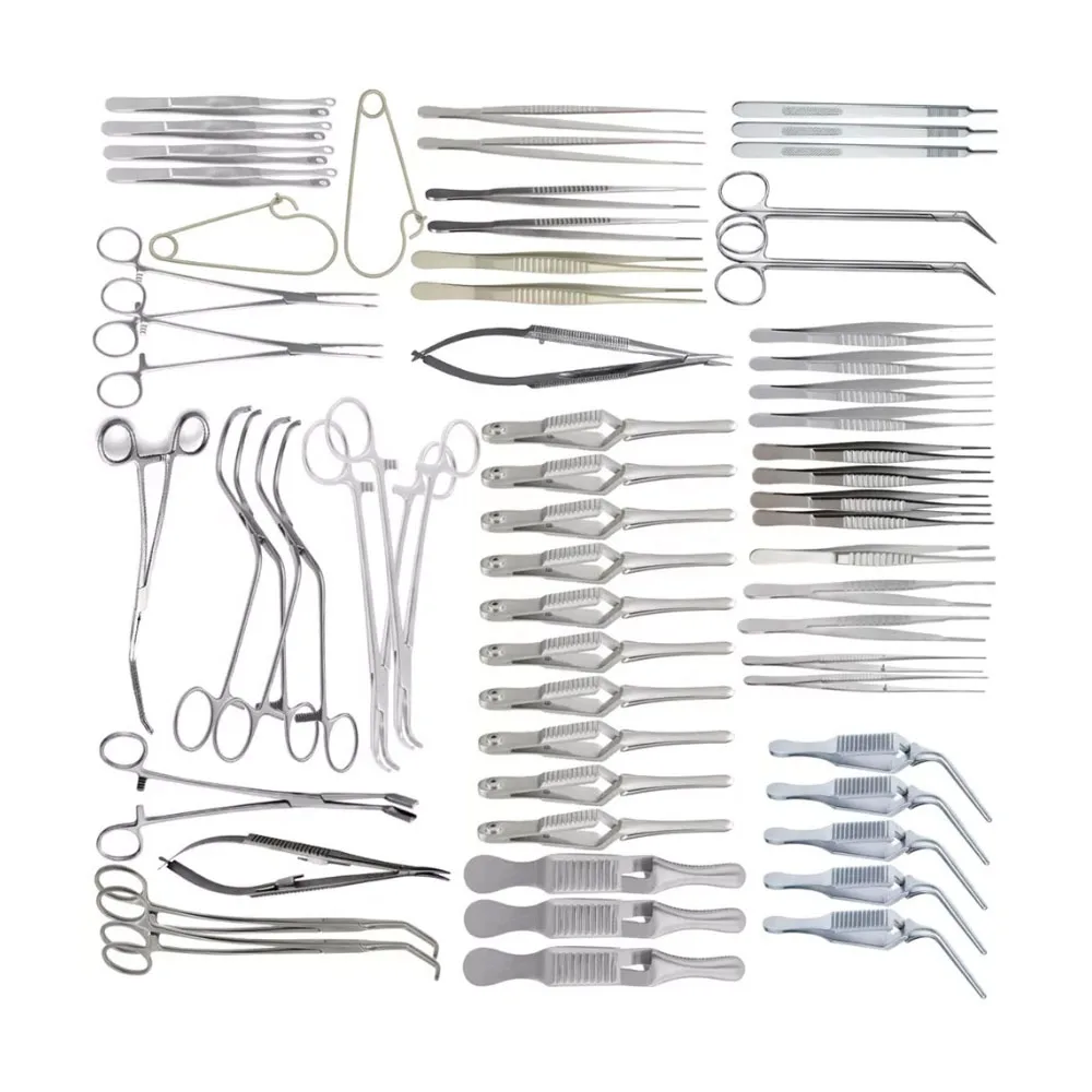 Major Vascular Surgery Set Of 61pcs Surgical Specialty Focuses On Vascular System Surgical