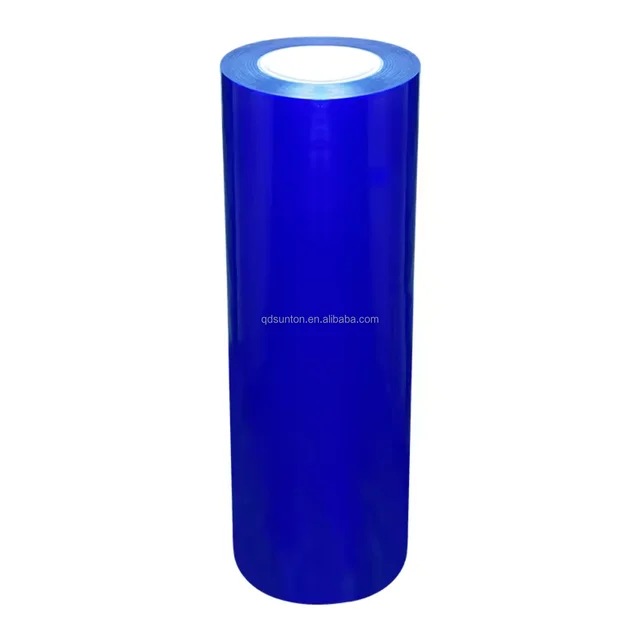 Blue PE Protective Film/Tape for Glass and Windows Door Frame Stainless Steel & Elevator Protection