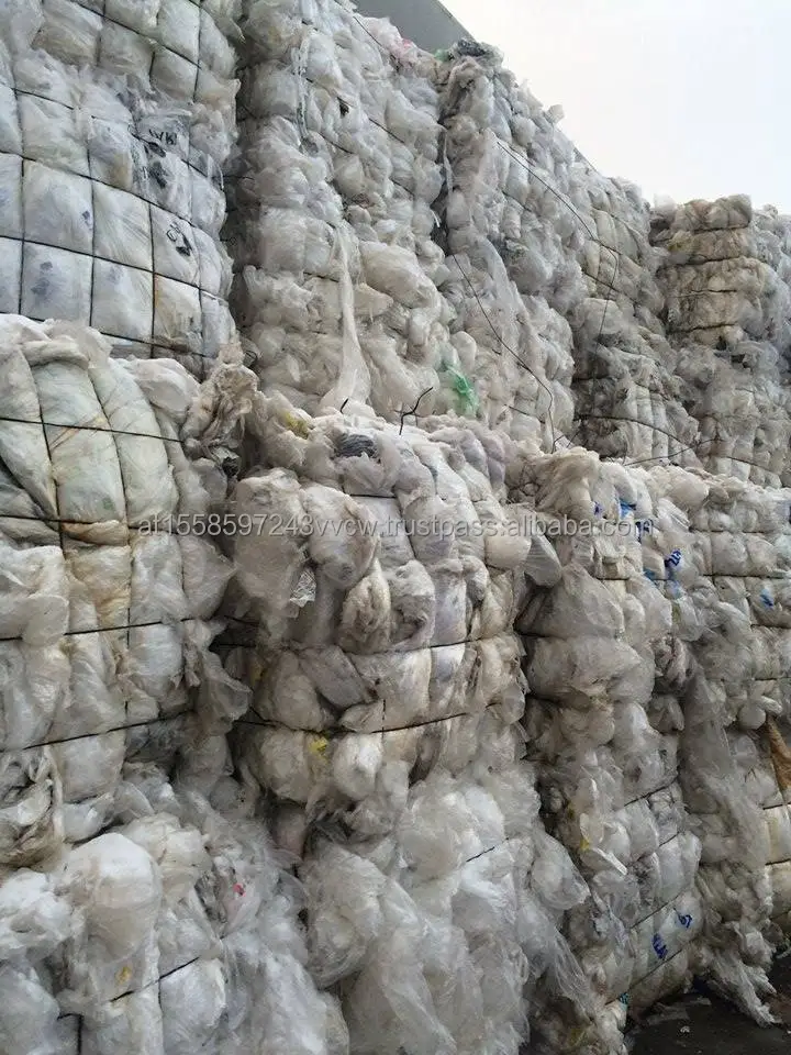 Roll Bales Ldpe Agriculture Film Ldpe Bales Waste Clear Recycled ...