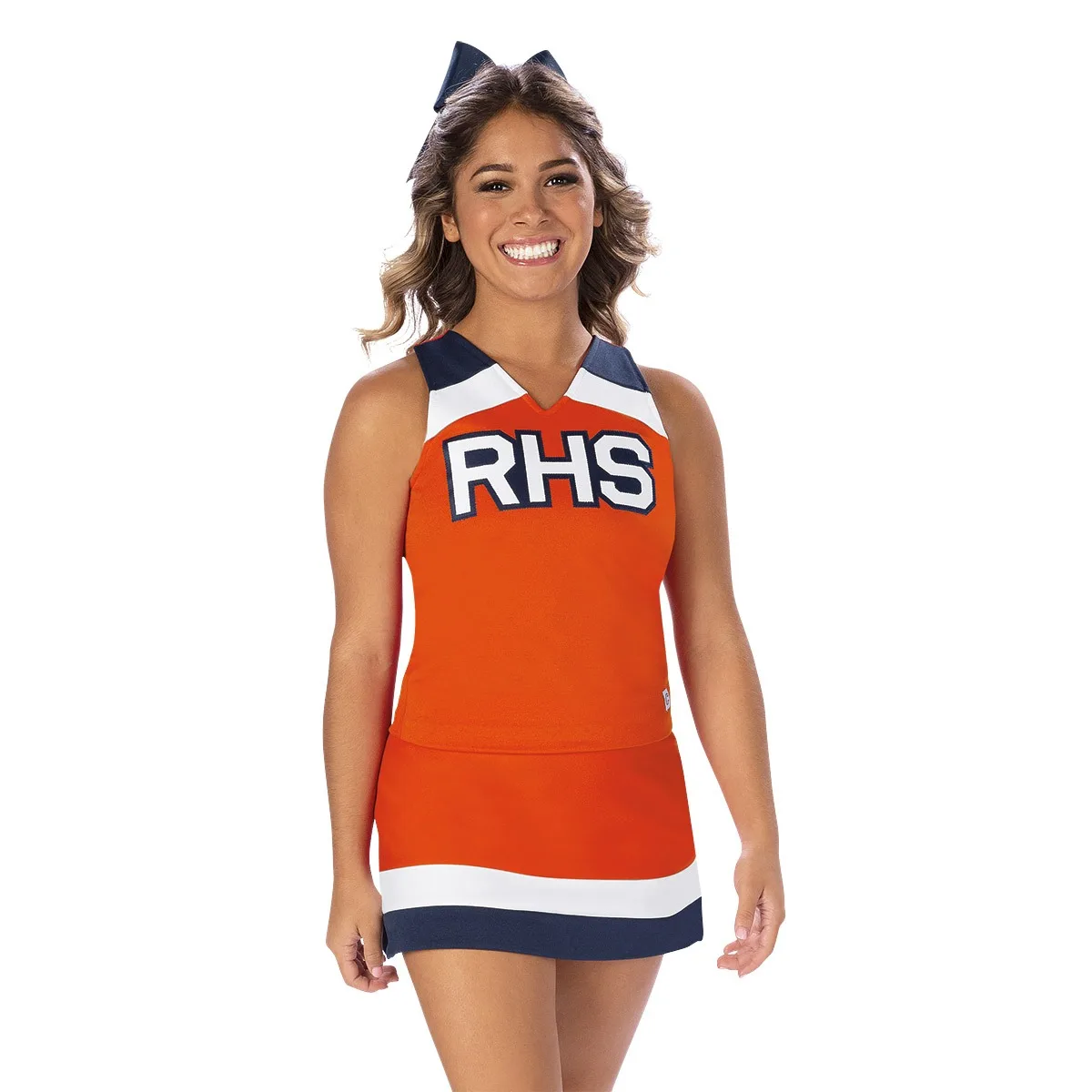 Customized Sleeveless Cheerleader Uniform Women Cheerleading Uniform