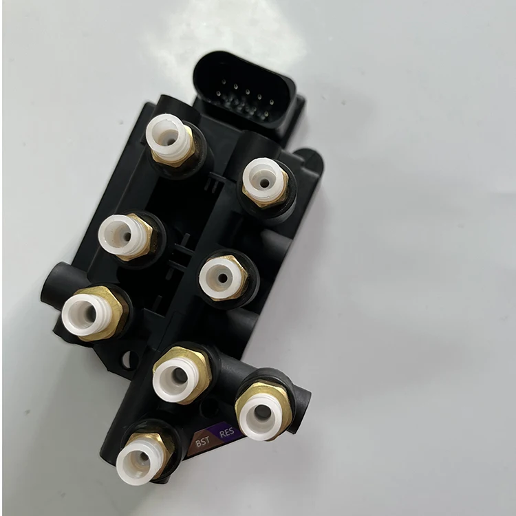 Air Suspension Compressor Solenoid Valve Block For Audi Q7 4m 2016