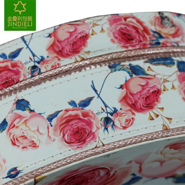 Factory Direct Customizable Paper Perfume Gift Box Sky Cover Leather Patterned with Festive Ribbon Quality Packaging for Perfume