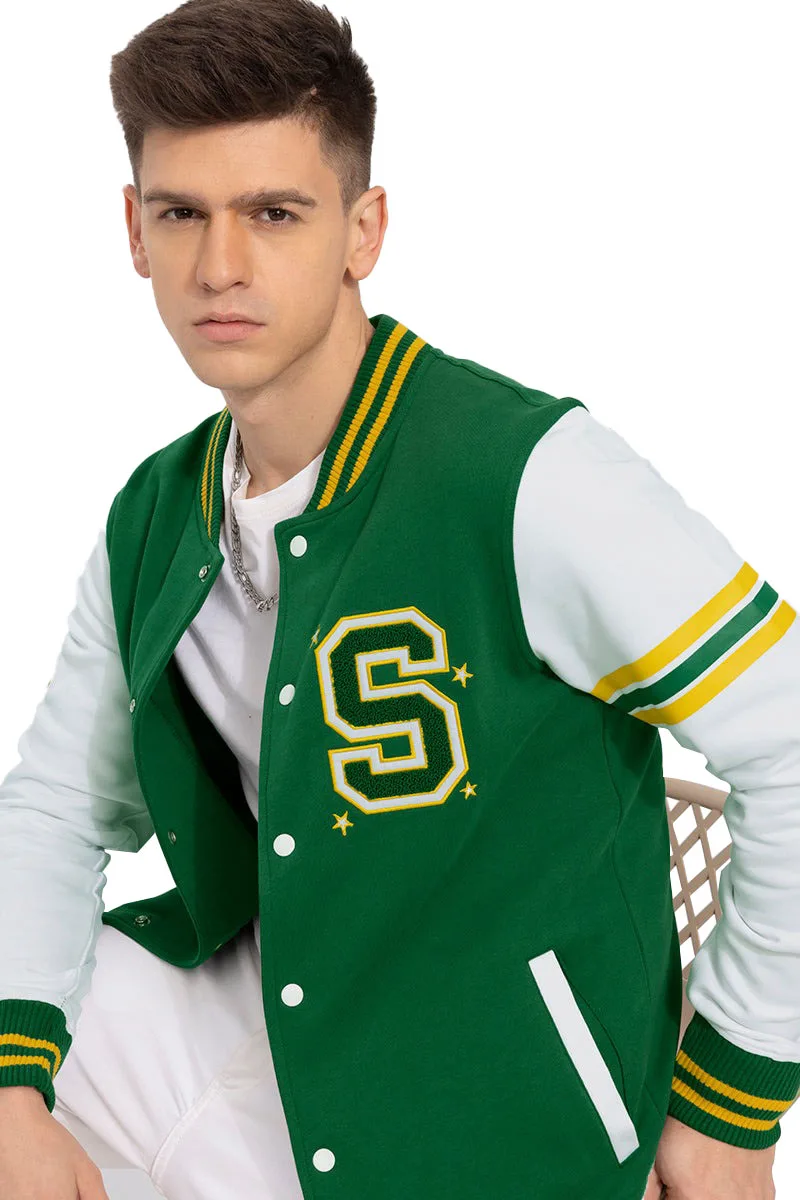 Odm Varsity Jacket Custom Chenille Patch Embroidery College Baseball