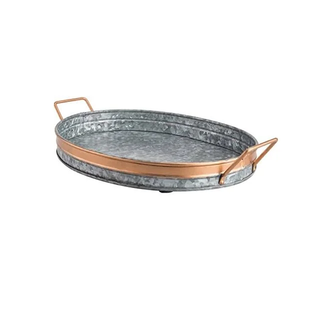 Manufacturer & Wholesaler Galvanized Finished Oval Shaped Metal Tray ...