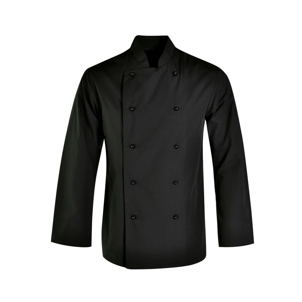 Bulk Supply Latest Design Customized Sleeve 100% Pure Cotton Chef Coat Restaurant Kitchen Uniform