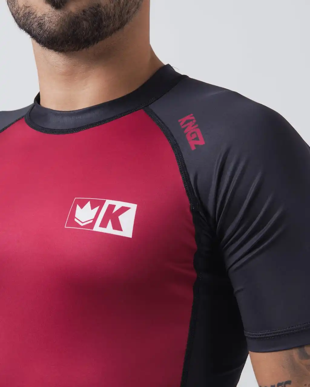 Custom Made Rash Guards High Quality Bjj Mma Men Rashguard Kingz Design
