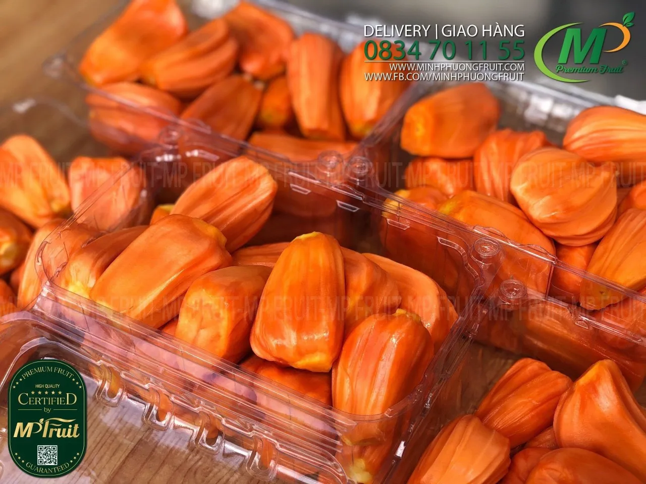 Redfleshed Jackfruit Yeararound Season 24 Months Shelf Life Red