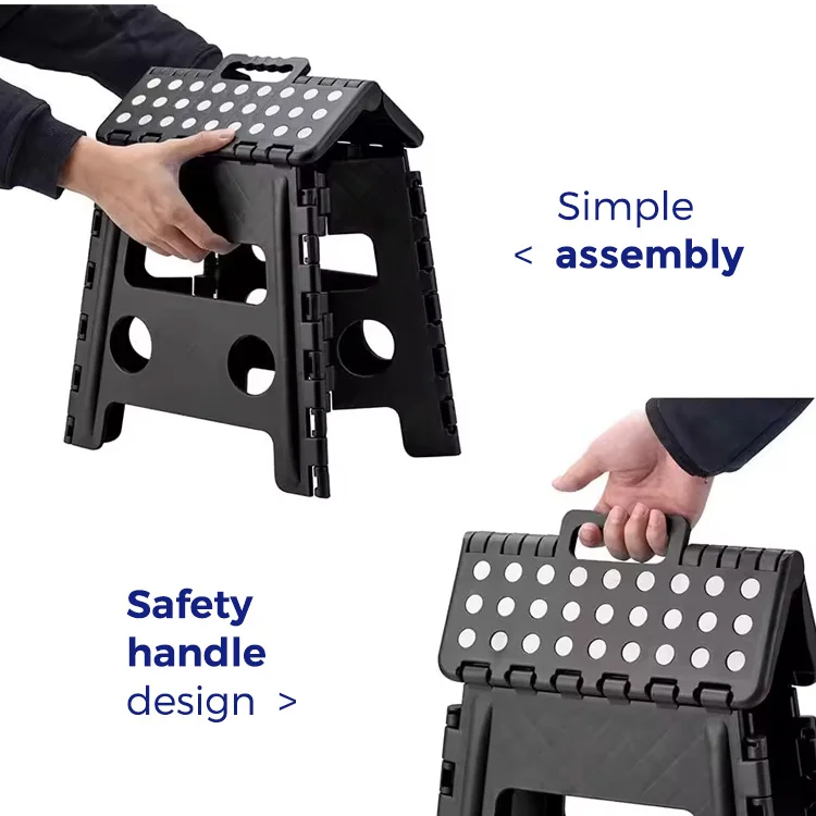 13 дюймовый складной ступенчатый стул для детей, складной ступенчатый стул для детей, черный, синий стул